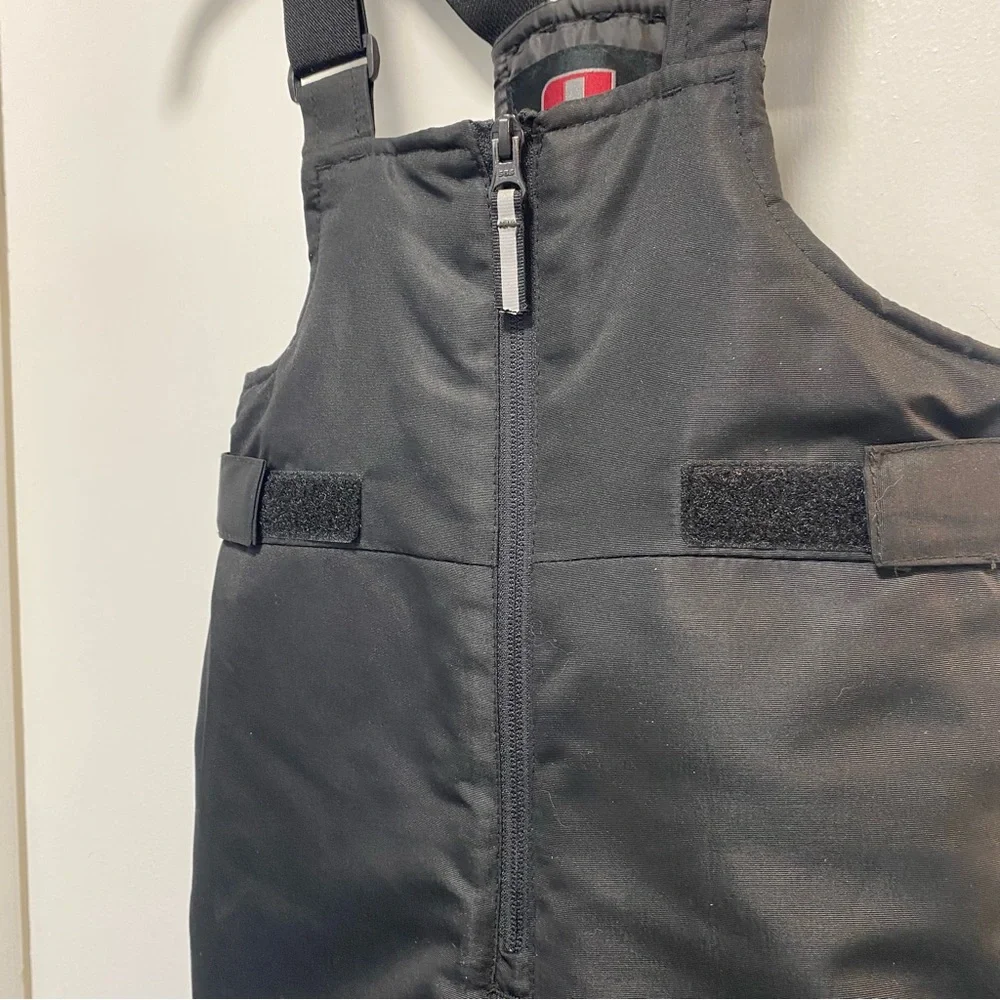 Swiss Tech Black Snow Bib Snow Pants Overalls - Brand New - Boys Size 6/6X